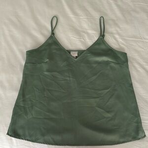 Green tank top